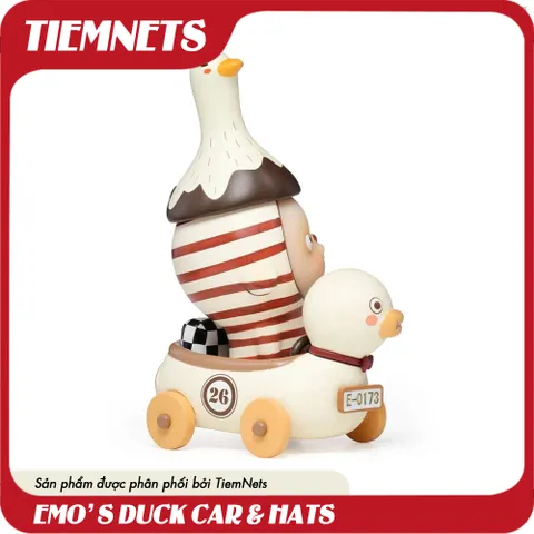 Mô Hình Xe Vịt Emo's Duck Car & Mũ Nam Châm - Quà Tặng Nghệ Thuật SooyaStudio 2025 Solo Exhibition