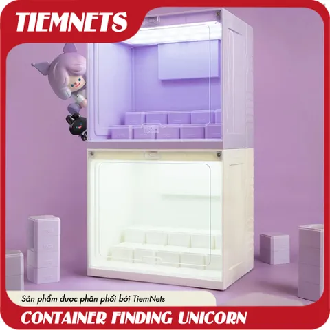Hộp Trưng Bày Có Đèn Finding Unicorn - Game Box Display Container - Quà Tặng Mô Hình Cho Trẻ Em