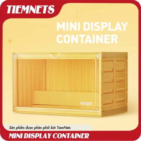Luminous Mini Display Box Container - Màu Vàng (Không LED)