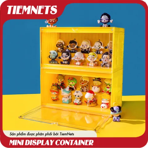 Luminous Mini Display Box Container - Màu Vàng (Không LED)