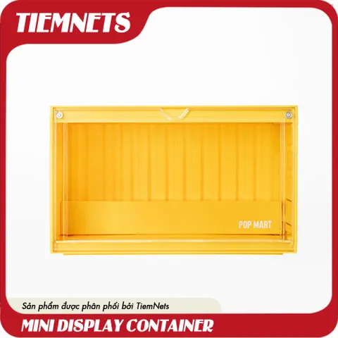 Luminous Mini Display Box Container - Màu Vàng (Không LED)