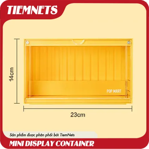 Luminous Mini Display Box Container - Màu Vàng (Không LED)