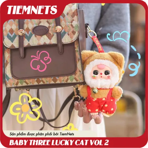 MÔ HÌNH BLIND BOX BABY THREE MÈO TỶ PHÚ - BILLIONAIRE CAT - REALLY LOVE YOU