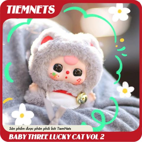 MÔ HÌNH BLIND BOX BABY THREE MÈO TỶ PHÚ - BILLIONAIRE CAT - REALLY LOVE YOU