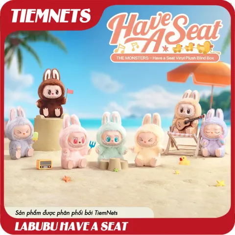 MÔ HÌNH BLIND BOX LABUBU VOL 2 - HAVE A SEAT VINYL PLUSH