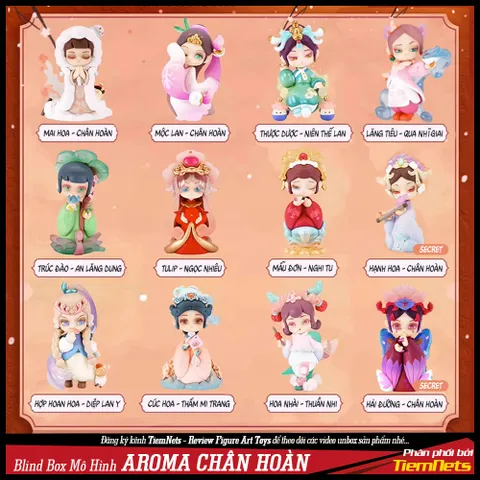BỘ MÔ HÌNH BLIND BOX AROMA CHÂN HOÀN (AROMA PRINCESS)