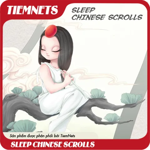 Bộ Mô Hình Blind Box Sleep Chinese Scrolls - 10 Nhân Vật PVC/ABS Cao 15cm - Quà Tặng Fan Arttoys Chính Hãng 52Toys