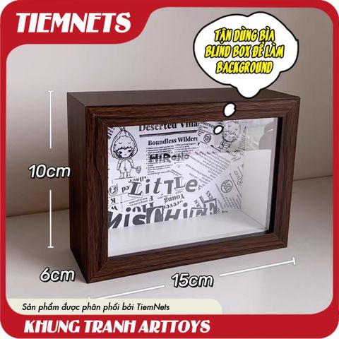 Khung Tranh Trưng Bày Mô hình Arttoys Blind Box