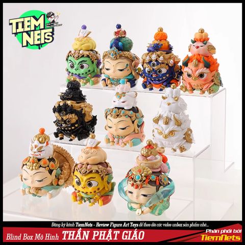 Bộ Mô Hình Blind Box Thần Tín Ngưỡng Phật Giáo - Arttoys 12 Nhân Vật Quà Tặng May Mắn và Tài Lộc cho Trẻ Em