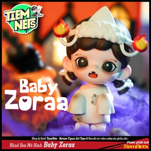 Bộ Mô Hình Blind Box Zoraa Mischief Diary - 10 Nhân Vật Chibi Cute, Kungfu Baby và The Godfather - Quà Tặng Thú Vị cho Trẻ Em