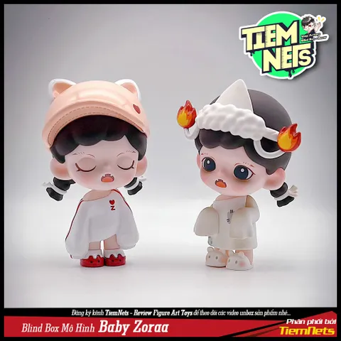 Bộ Mô Hình Blind Box Zoraa Mischief Diary - 10 Nhân Vật Chibi Cute, Kungfu Baby và The Godfather - Quà Tặng Thú Vị cho Trẻ Em