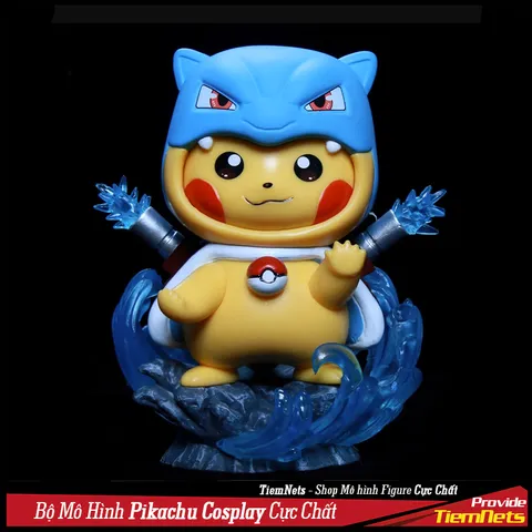 Bộ Mô Hình Pokemon Pikachu Cosplay Full Box