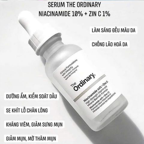 Serum The Ordinary Niacinamide 10% + Zinc 1% Canada 30ml