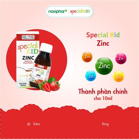Siro Special Kid Zinc 125ml - Tăng Cường Đề Kháng, Hỗ Trợ Trẻ Biếng Ăn, Tiêu Chảy - Dinh Dưỡng Thiết Yếu Cho Trẻ Em