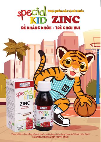 Siro Special Kid Zinc 125ml - Tăng Cường Đề Kháng, Hỗ Trợ Trẻ Biếng Ăn, Tiêu Chảy - Dinh Dưỡng Thiết Yếu Cho Trẻ Em
