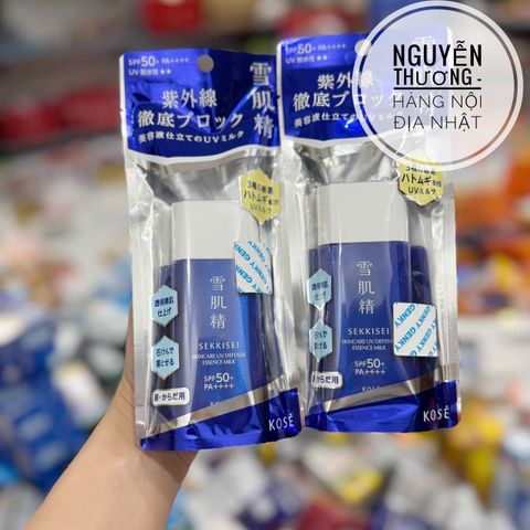 Kem Chống Nắng Kose Dịu Nhẹ SPF 50+ PA++++ - Bảo Vệ Da Chống Tia UV, Dưỡng Ẩm, Phù Hợp Với Da Nhạy Cảm, 30ml Nhật Bản
