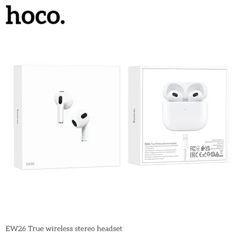 Tai nghe Bluetooth Hoco EW26 - Âm thanh nổi sống động, kết nối nhanh, thời gian sử dụng lên đến 4 giờ - Phụ kiện công nghệ tiện lợi
