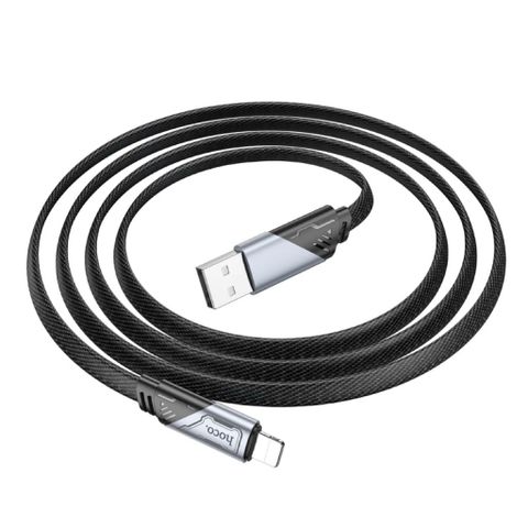 Cáp Sạc Nhanh Hoco U119 lP 1.2m - Chống Đứt Gãy, Truyền Dữ Liệu 2.4A, Thiết Kế Hiện Đại, Chất Liệu Bền Chắc, Phụ Kiện Điện Tử Thú Vị