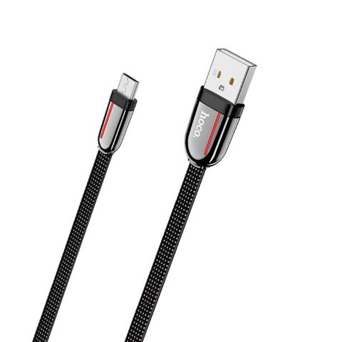 Cáp Sạc Nhanh Micro Hoco U74 - Chống Đứt, Dài 1.2m, Sạc QC3.0 và Truyền Dữ Liệu Ổn Định, Phụ Kiện Số Thời Thượng
