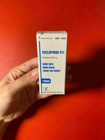 Chấm Chăm Sóc Móng Bị Nấm CICLOPIROX 8% - Giải Pháp Hiệu Quả Chăm Sóc Sức Khỏe Móng Chân, Tay
