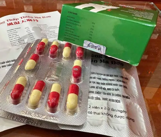 Phong Thấp Thiên Ma Đơn - Hỗ Trợ Giảm Đau Xương Khớp, Tê Mỏi Tay Chân - 30 Viên Thực Phẩm Chức Năng Từ Thiên Nhiên
