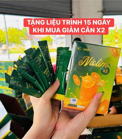 Siro Niolim - Hương Cam Detox Giảm Cân Hiệu Quả, Hỗ Trợ Đốt Chất Béo và Làm Đẹp Da, 15 Gói x 20ml