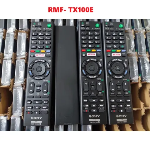 Điều khiển Remote Tivi SONY RMF-TX100E SmartTV - Phụ kiện mới loại tốt kèm pin, thay thế cho mọi tivi Sony