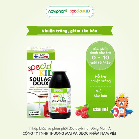 Siro Special Kid Soulag Doux hỗ trợ tiêu hóa cho bé