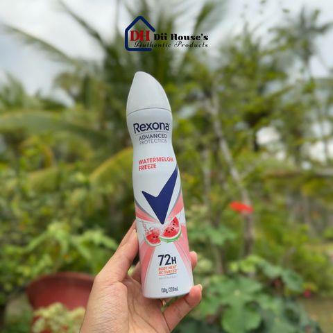 Xịt Khử Mùi Nữ Rexona Water Melon Freeze 72h - Mùi Dưa Hấu Tươi Mát, Giữ Thoải Mái Cả Ngày
