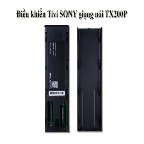 Điều khiển Remote Tivi SONY GIỌNG NÓI VOICE RM-TX200P - Phụ kiện Tivi Thông Minh, Bao gồm Pin, Thiết Kế Nhỏ Gọn, Made in China