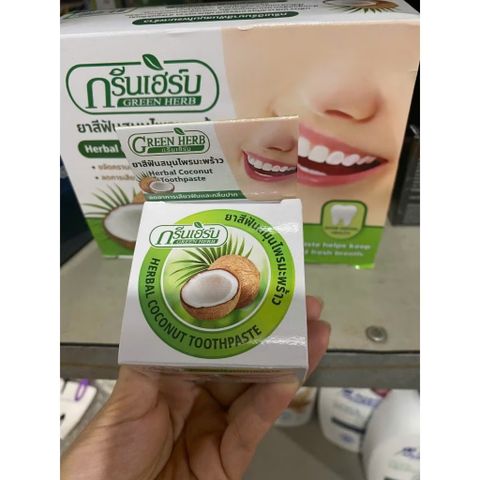 Kem Tẩy Trắng Răng Green Herbal Novolife Thái Lan - Gel Làm Sáng Răng, Loại Bỏ Ố Vàng, Hơi Thở Thơm Mát, An Toàn, Hiệu Quả Sau 14 Ngày