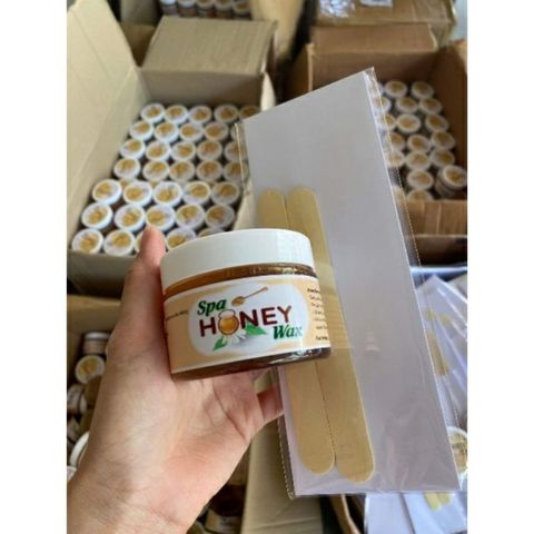 Combo Wax Lông Lạnh Honey - An Toàn, Không Đau Rát, Lấy Sạch Lông Tận Gốc, Tặng 50 Giấy và 2 Que Wax - Giải Pháp Triệt Lông Hiệu Quả Tại Nhà