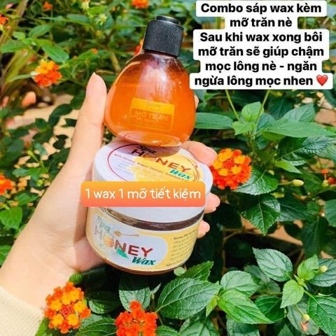 Combo Wax Lông Lạnh Honey - An Toàn, Không Đau Rát, Lấy Sạch Lông Tận Gốc, Tặng 50 Giấy và 2 Que Wax - Giải Pháp Triệt Lông Hiệu Quả Tại Nhà