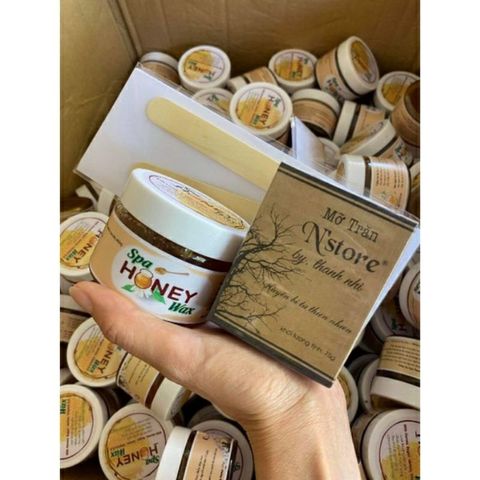 Combo Wax Lông Lạnh Honey - An Toàn, Không Đau Rát, Lấy Sạch Lông Tận Gốc, Tặng 50 Giấy và 2 Que Wax - Giải Pháp Triệt Lông Hiệu Quả Tại Nhà