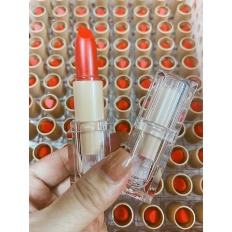 Thỏi Son Dưỡng Collagen Đỏ Cam - Dưỡng Môi Sau Phun Xăm, Giảm Khô Nứt Nẻ, Tăng Cường Độ Ẩm, Căng Mọng Môi