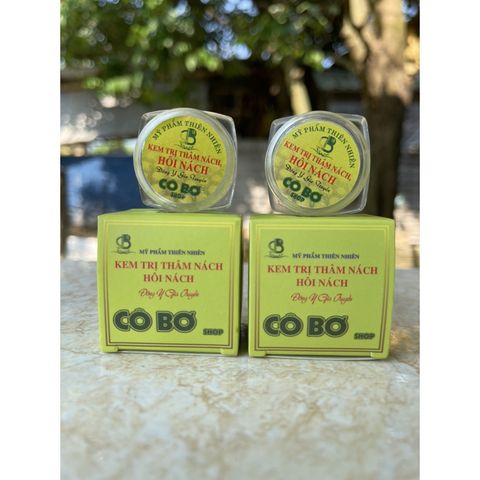 Combo 2 Lọ Kem Khử Thâm Nách & Hôi Nách Cô Bơ - Giúp Da Sáng Mịn, Giảm Mồ Hôi, Tự Nhiên, 8g
