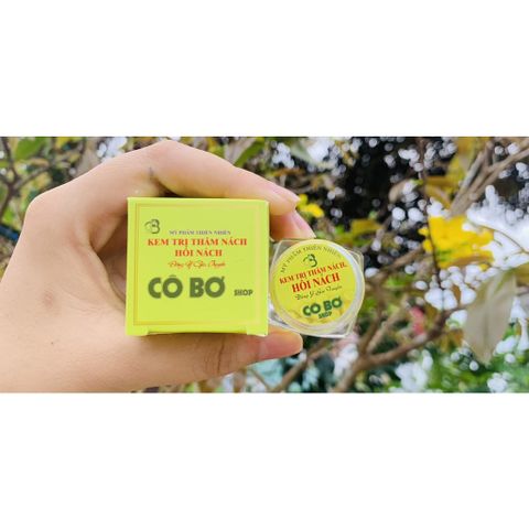 Combo 2 Lọ Kem Khử Thâm Nách & Hôi Nách Cô Bơ - Giúp Da Sáng Mịn, Giảm Mồ Hôi, Tự Nhiên, 8g