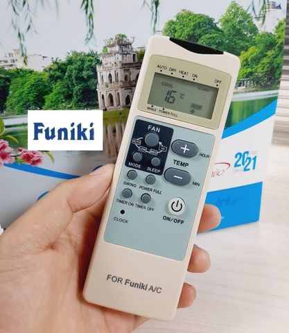 Điều khiển Remote Điều hòa Funiki 1&2 chiều Inverter SC SH HSC 09 12 18 24 - Hàng mới tặng Pin chất lượng cao