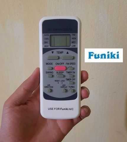 Điều khiển Remote Điều hòa Funiki SC SH HSC 09 12 18 24 - Thiết kế nhỏ gọn, dễ sử dụng, tặng kèm pin