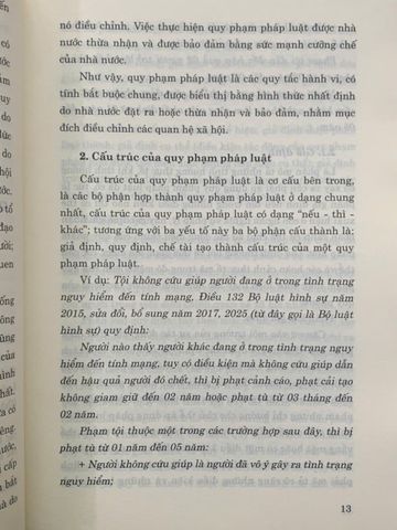 Sách Pháp Luật Đại Cương - Tài Liệu Học Tập Dành Cho Đại Học, Cao Đẳng, Trung Cấp - Xuất Bản Lần Thứ 22, Bổ Sung Năm 2025