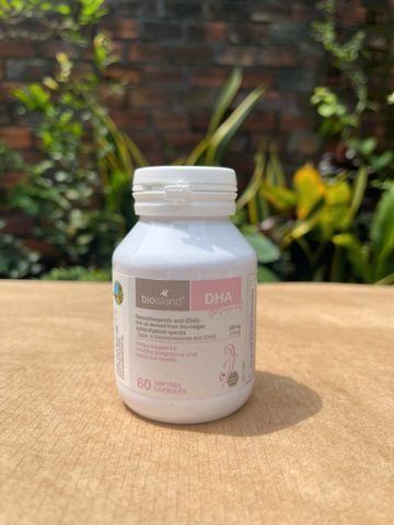 Viên uống Bio Island DHA cho Phụ Nữ Mang Thai 60 viên - Hỗ Trợ Phát Triển Trí Não và Thị Giác Thai Nhi, Omega-3 Từ Vi Tảo Schizochytrium