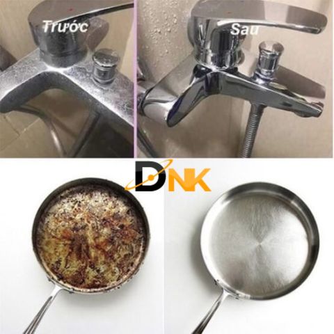 Dung Dịch Tẩy Rửa Inox 3in1 Denkmit - Nhập Khẩu Đức, Làm Sạch, Đánh Bóng & Bảo Vệ Bề Mặt Inox Cho Nhà Bếp Sáng Bóng 300ml