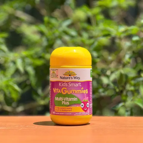 Viên Nhai Bổ Sung Vitamin Dành Cho Trẻ Em - Kids Smart Nature's Way Vita Gummies Multi-Vitamin Vegies (60 Viên) Hương Vị Quả Mọc