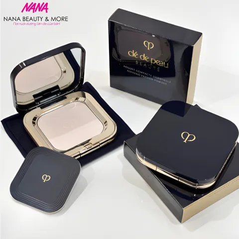 Phấn Phủ Dạng Nén Clé De Peau Refining Pressed Powder 5g - Phấn Đứng Lớp Nền Hoàn Hảo, Kiềm Dầu, Chống Bóng, Duy Trì Độ Rạng Rỡ Suốt Ngày