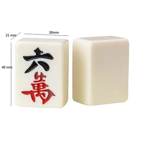 Bộ Cờ Mạt Chược Size Lớn 40mm - 144 Quân Cao Cấp, Phụ Kiện và Túi Đựng Đẹp, Trò Chơi Gia Đình và Bạn Bè