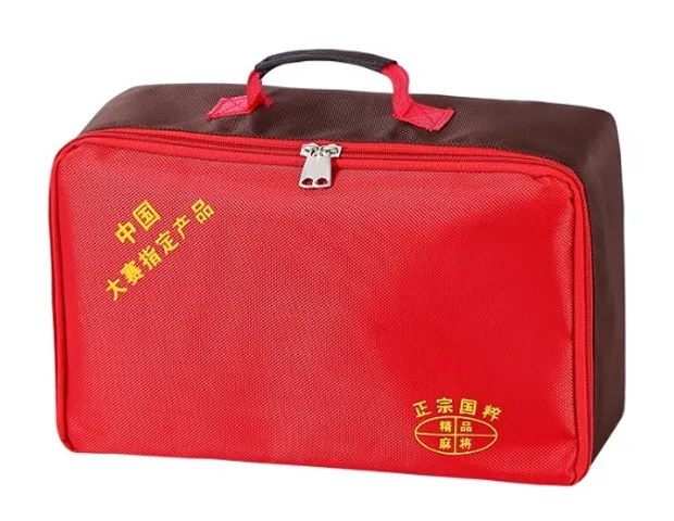 Bộ Cờ Mạt Chược Size Lớn 40mm - 144 Quân Cao Cấp, Phụ Kiện và Túi Đựng Đẹp, Trò Chơi Gia Đình và Bạn Bè