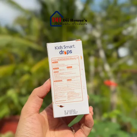 Giọt Vitamin D3 + K2 Nature's Way 11ml - Hỗ trợ hấp thụ canxi, tăng cường sức khỏe xương cho trẻ em và người lớn.