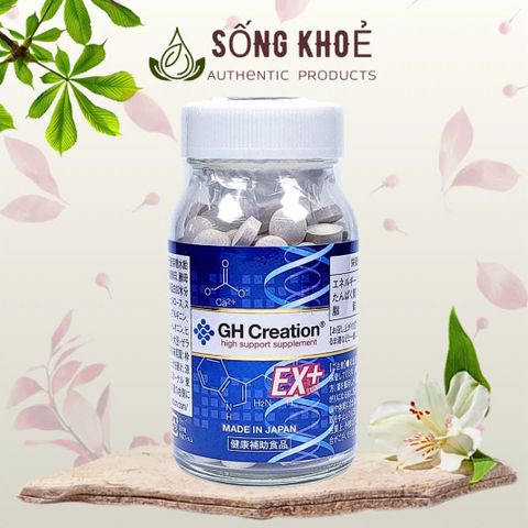 Viên Uống Tăng Chiều Cao GH Creation Ex+ - Hỗ Trợ Phát Triển Chiều Cao Tự Nhiên, Bổ Sung Canxi và Collagen, Dành Cho Trẻ Em và Người Trẻ Tuổi