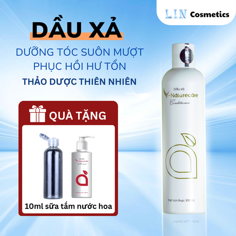 Dầu Xả Vnaturecare 300ml - Dưỡng Tóc Mềm Mượt, Phục Hồi Tóc Hư Tổn, Hương Thơm Lâu Dài, Không Paraben, Phù Hợp Tóc Khô Xơ