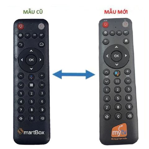 Điều Khiển Remote MyTV VNPT Có Tìm Kiếm Giọng Nói - Mẫu Mới Thông Minh, Tiện Lợi Dành Cho Tivi Box